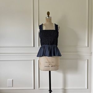 Smocked Peplum Do+Be Top